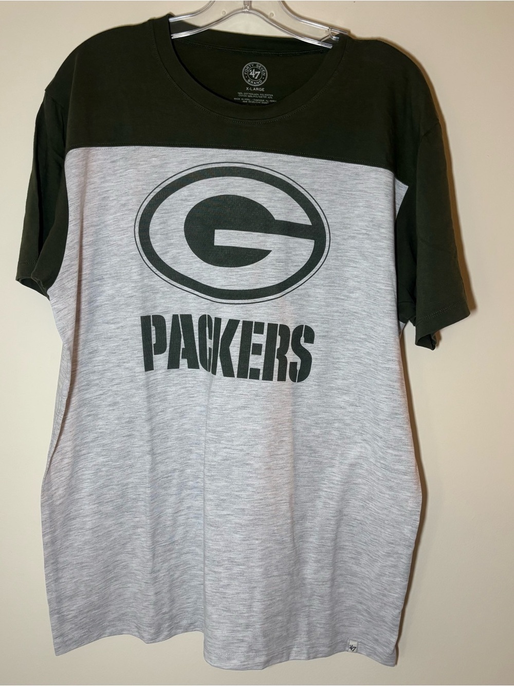 47 Brand Olive Green Crewneck Tee